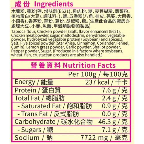 錦源好味 - 香茅豬扒料
